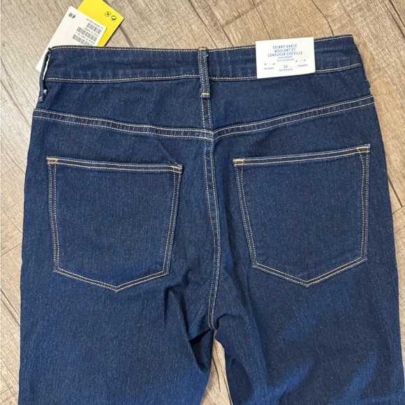 NWT Womens Size 24 Skinny Ankle Denim Jeans High Waist - Picture 6 of 6